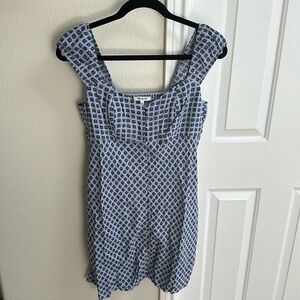 Madewell Mini Dress in Geometric Print NWT